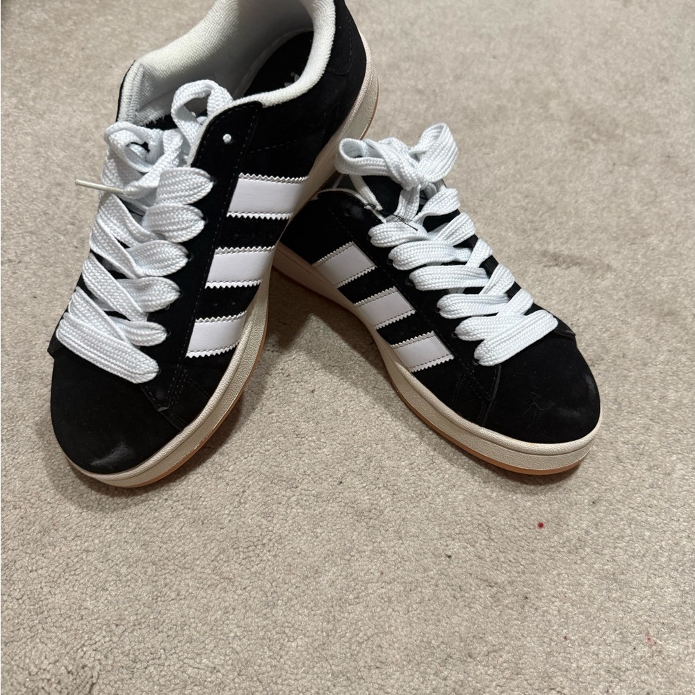 adidas Black and White Campus sneakers